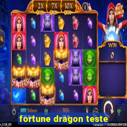 fortune dragon teste